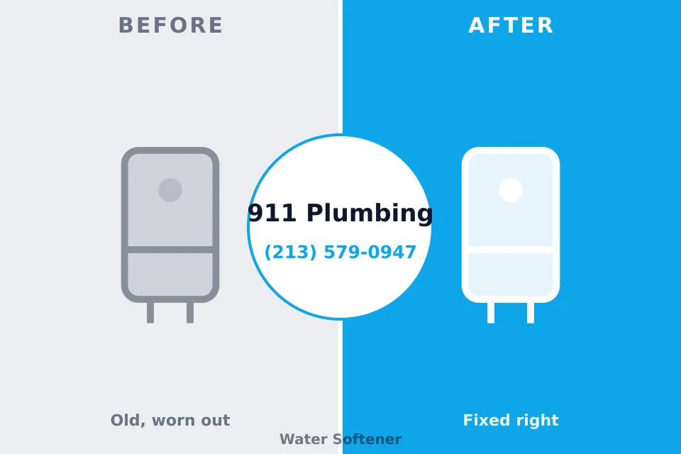 Before and after: plumbing repair Athens, TX